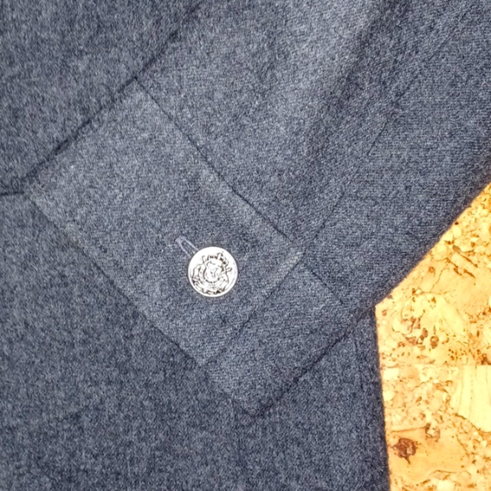 Pendleton Custom-Made Dark Gray Wool Blazer, Wome… - image 3